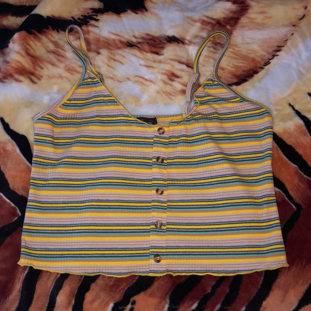 Colorful striped top